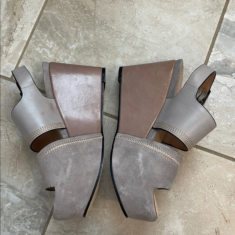 Naked Feet Mallow Platform Wedge Sandals 7